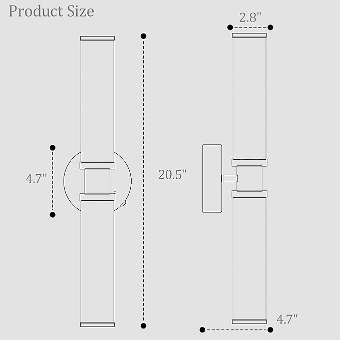 Rayogale Wireless Wall Sconce