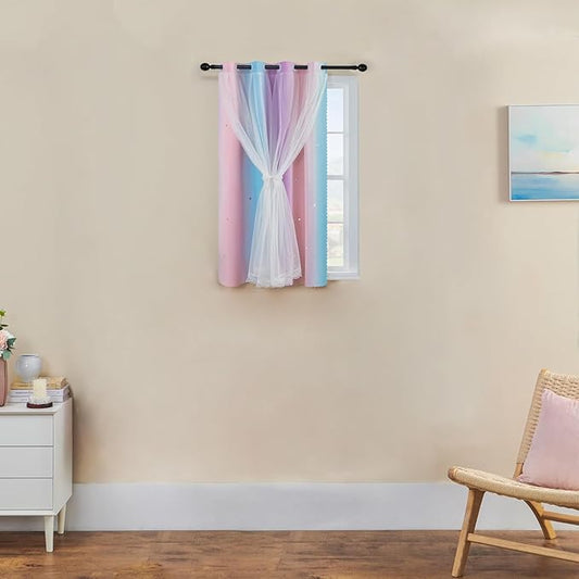 XiDi Purple Curtains for Bedroom, Curtain for Kids Room