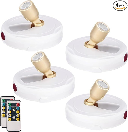 HAMVIDNE LED Spotlight, Battery Powered Picture Lights, Uplighting Indoor