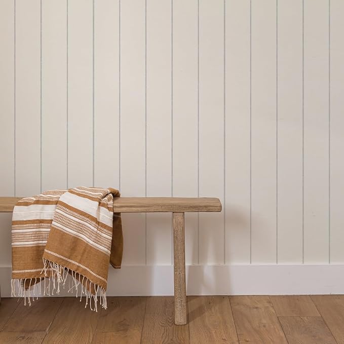 Tempaper x Pure Salt Textured Navy Bursa Stripe Removable Peel and Stick