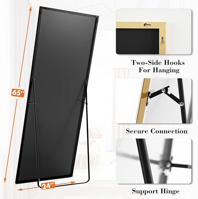 DUMOS Full Length Mirror 24"x 65"