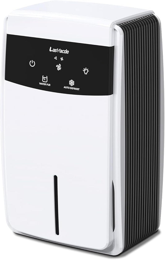 Dehumidifier with Drain Hose for Bathroom, 95 OZ Dehumidifiers for Home Bedroom Basement & RV with Auto Shut-off, Aromatherapy