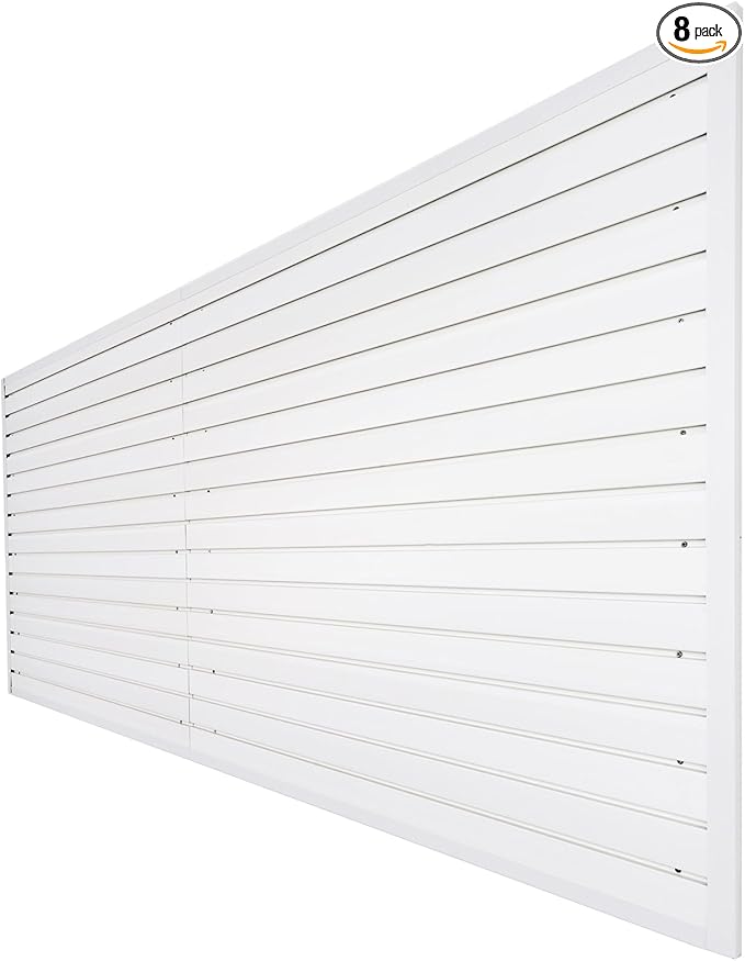 Slatwall Panels 4'x8' Garage Slat Wall Storage Systems Garage Wall Organizer