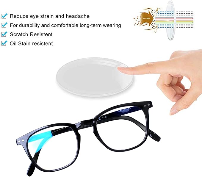 Henotin 3 Pack Blue Light Blocking Reading Glasses,Spring Hinge Computer Readers for Men Women,Anti UV Ray Filter Eyeglasses (Mixed Color, 1.25)