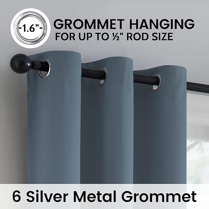 SimpleHome 100% Blackout Curtains