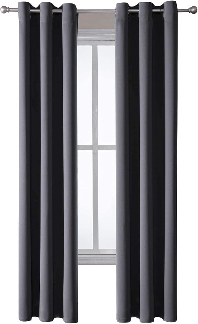 ChrisDowa Grommet Blackout Curtains