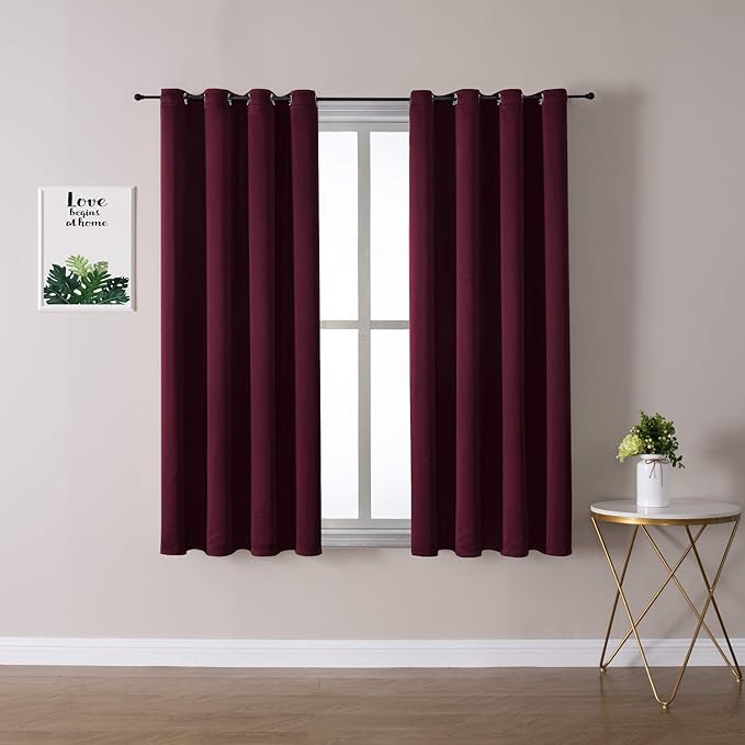 ChrisDowa Grommet Blackout Curtains