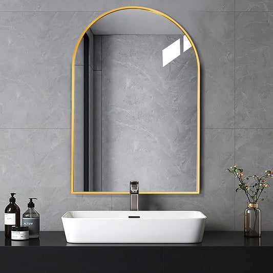Arched Wall Mirror, Living Room, Hang Vertical or Horizontal