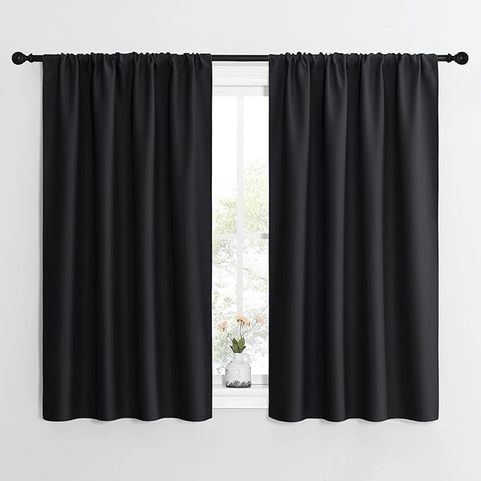 NICETOWN Black Out Curtain Panels