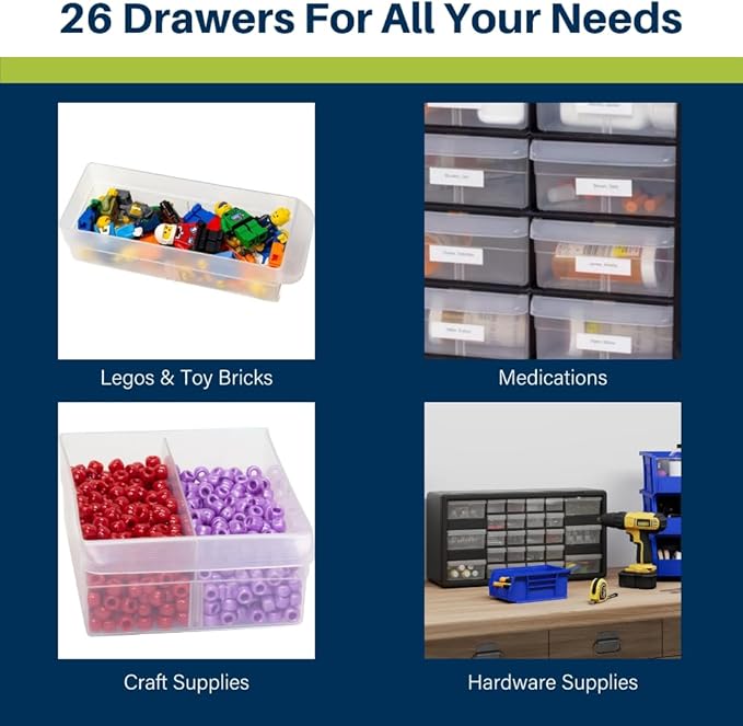 Akro-Mils 26-Drawer Plastic Drawer Storage Cabinet