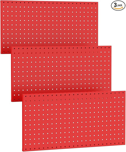 TORACK 3 PCS Metal Pegboard Panels