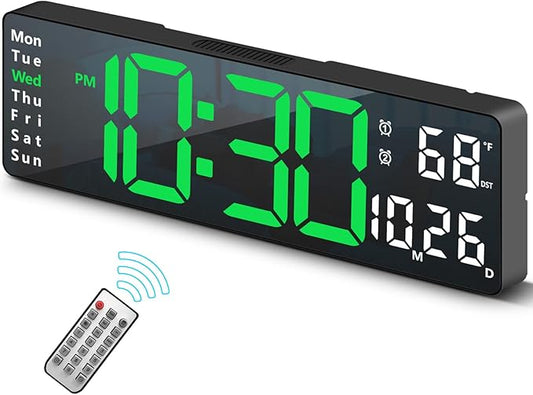 Digital Clock, Digital Wall Clock
