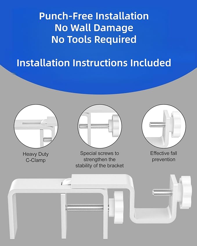 Over-Blinds Curtain Rod Brackets