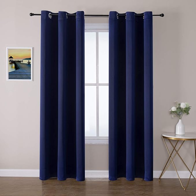 ChrisDowa Blackout Curtains 78 inches Long