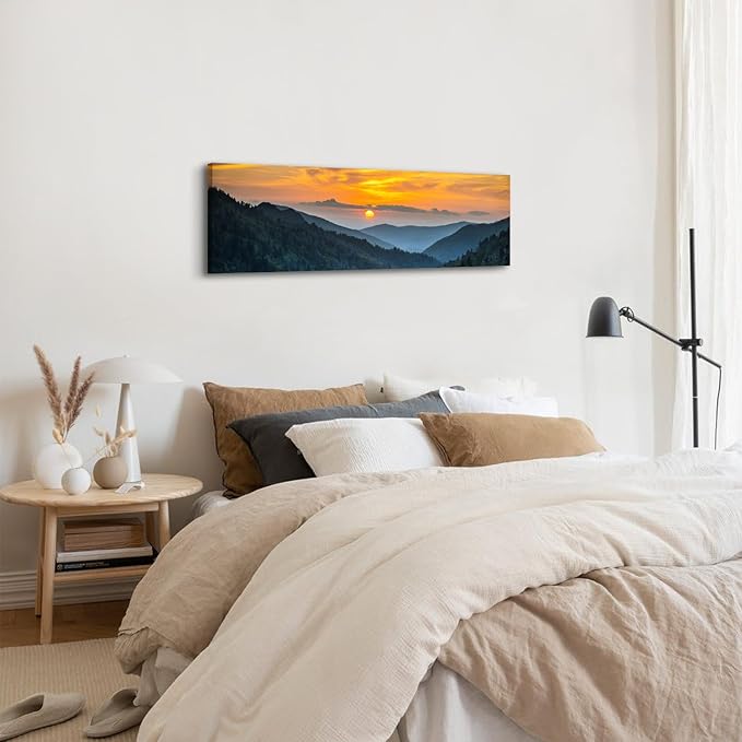 Sunset Blue Ridge Mountain Wall Art