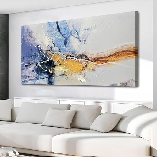 Ardemy Abstract Wall Art Modern Canvas Painting Living Room, Textured Bedroom