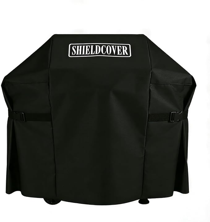 Heavy Duty Grill Cover for Weber Spirit 2 Series - All Weather 800D Oxford Fabric BBQ Cover for Spirit II E-210 E-310, Spirit 300 & 200 Series, Waterproof & Fade Resistant