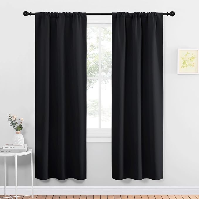 NICETOWN Halloween Black Out Curtain Panels