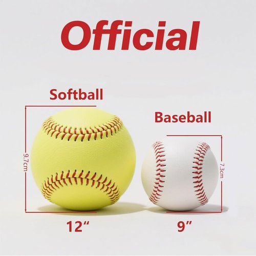 Blank Baseballs - 9 Inch Solid Cork Core | 2 Pack for Autographs, League Play & Gifts