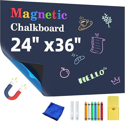 Magnetic Chalkboard Contact Paper, Magnetic Black Board Wall Decal