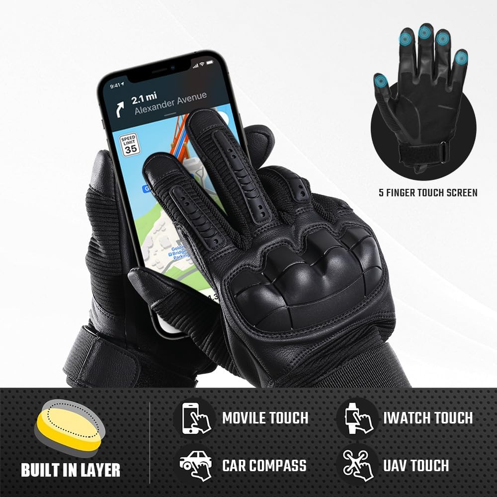 WTACTFUL Tactical Gloves for Men - Touchscreen Compatibility for Airsoft & Outdoor Activities