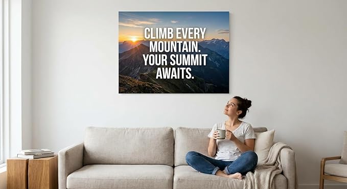 Oversized 17x24 Motivational Posters Set of 6