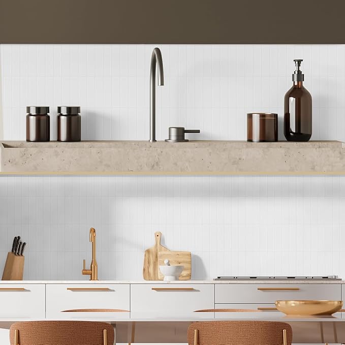 Peel and Stick Backsplash 3D Wall Tiles, Self-Adhesive, Oil Proof, Waterproof