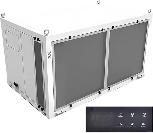 INTSUPERMAI Ceiling Mounted Frow Room Dehumidifier 240-480L/D Basement Commercial Greenhouse Ceiling Greenhouse Dehumidifier 220V