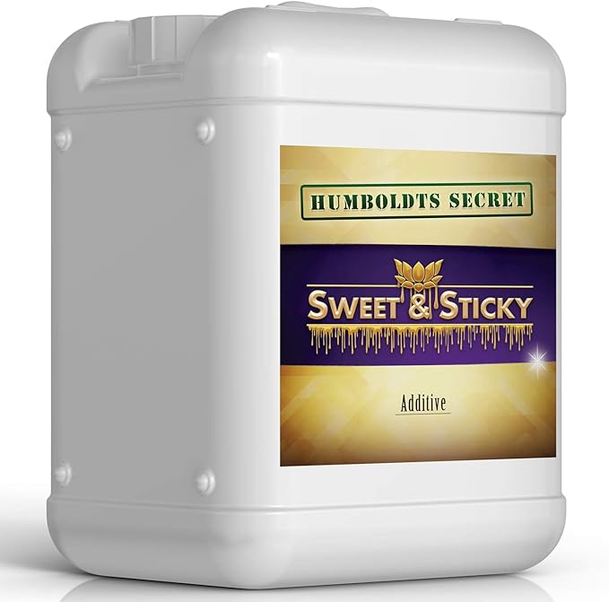 Humboldts Secret Sweet & Sticky â Carbohydrate and Saccharide Energy Source â Enhance Aroma and Flavor of Plants â Potting Soil for Indoor Plants â Energy and Food for Plants â 5 Gallon