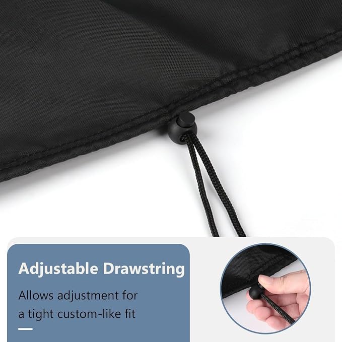 BBQ Grill Cover for Blackstone 2224 Grill, Waterproof 600D Outdoor Propane Barbecue Covers Smoker Covers- 27" L x 21" W x 15" H