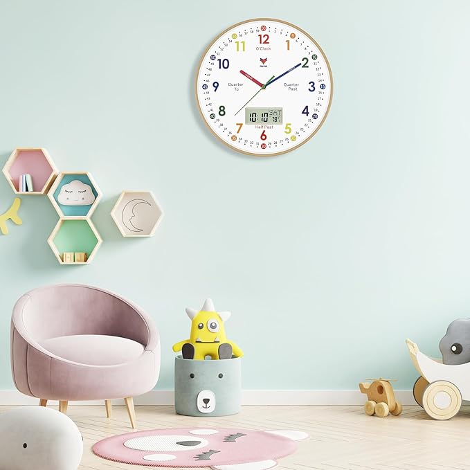 Foxtop Digital and Analog Learning Clock