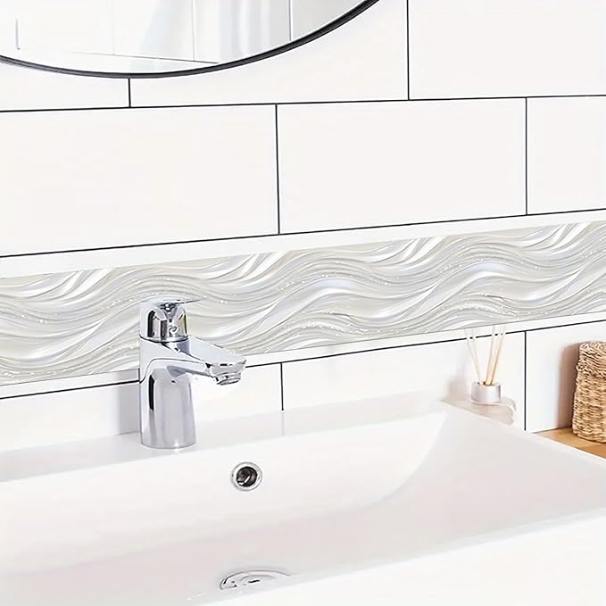 HOMETITUTE Wallpaper Border Peel and Stick Decorative Wall Trim Self Adhesive