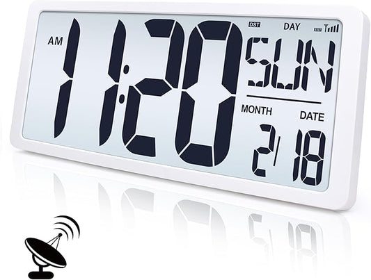 TXL 18.44" Large Amotic Digital Wall Clock