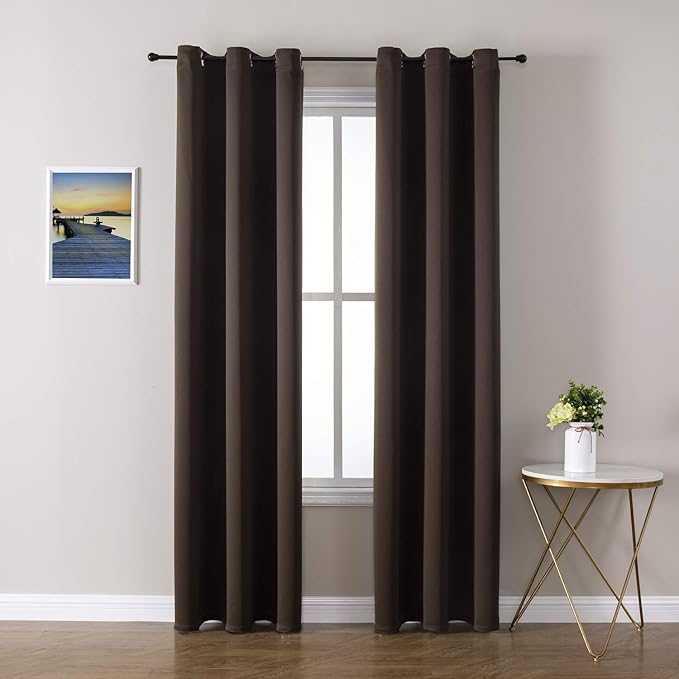 ChrisDowa Grommet Blackout Curtains