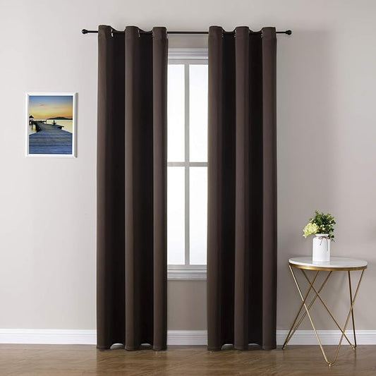 ChrisDowa Grommet Blackout Curtains