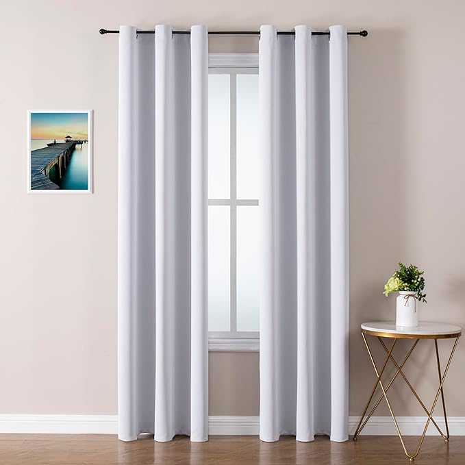 ChrisDowa Blackout Curtains 72 inches Long