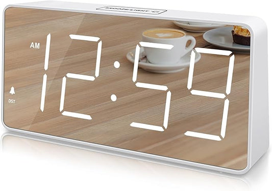 Peakeep Digital Clock, Alarm Clock Battery Backup Powered