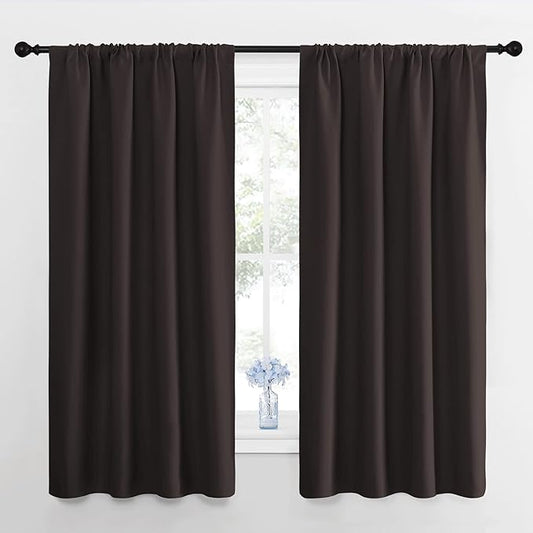 NICETOWN Blackout Curtain Panels 63 inches