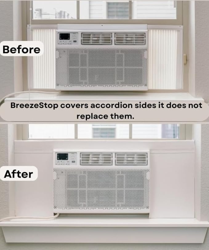 Breeze Stop Surround Insulation Side Panels White