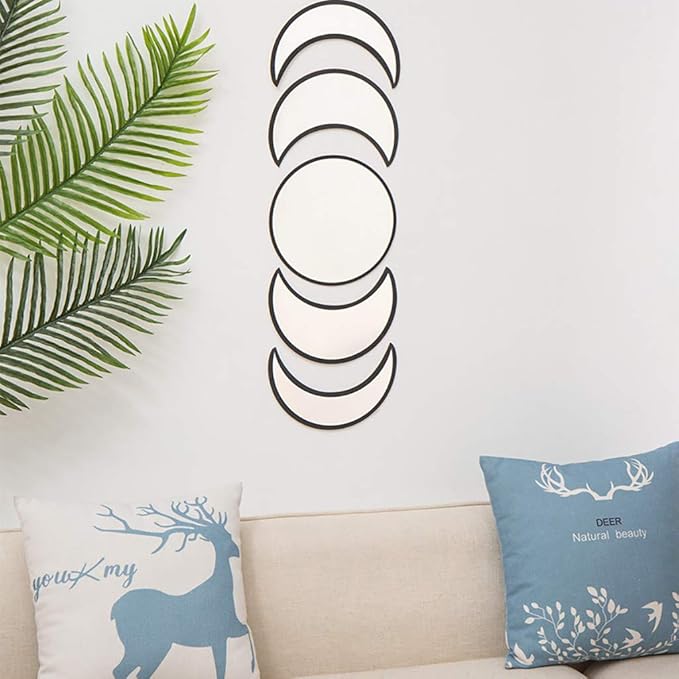 5 Pieces Scandinavian Natural Decor Acrylic Wall Decorative Interior Design