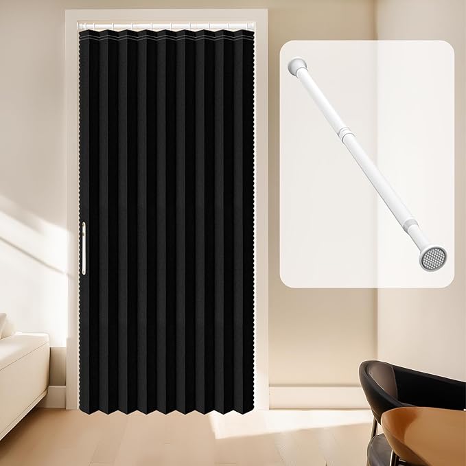 AJAZZ Blackout Sliding Door Curtains