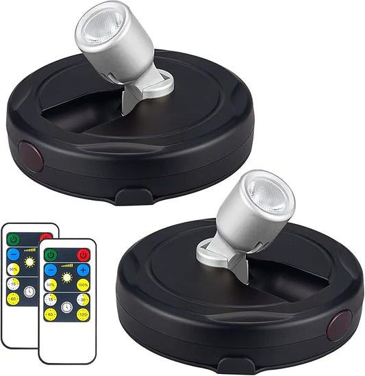 HAMVIDNE LED Spotlight, Battery Powered Picture Lights, Uplighting Indoor