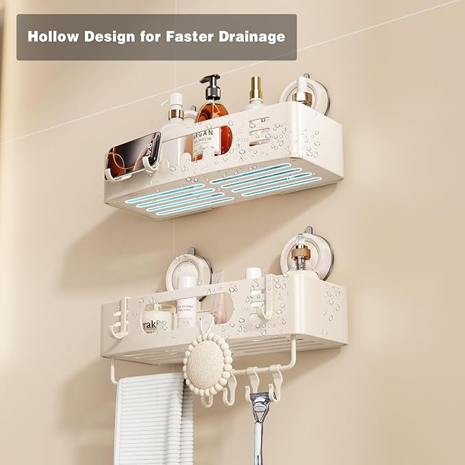 Voldra Shower Caddy Suction Cup, Shower Shelves
