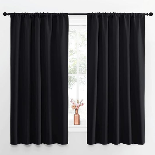 NICETOWN Black Out Window Curtains