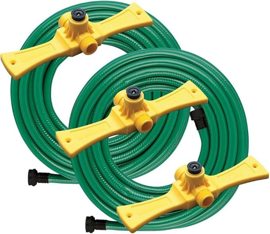 Orbit 58092N Port-A-Rain Hose Watering Sprinkler System, Green (2-Pack)