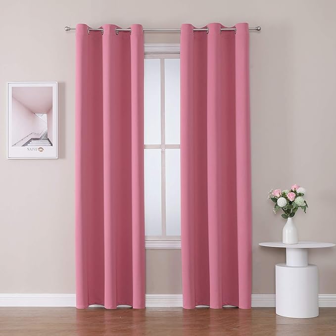 ChrisDowa Blackout Curtains 78 inches Long