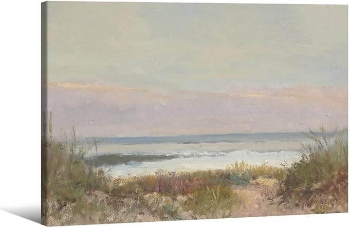 Nature Ocean Scenery Wall Art Beach Landscape Posters Vintage Coastal Aesthetic