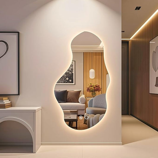 Modern Irregular LED Bathroom Mirror