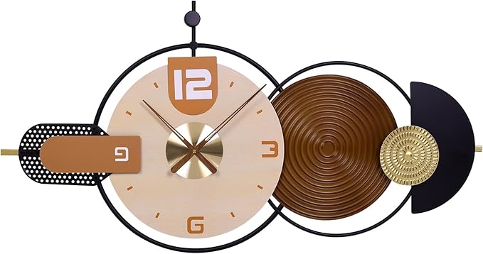 38x20 Inch Large Modern Wall Clock