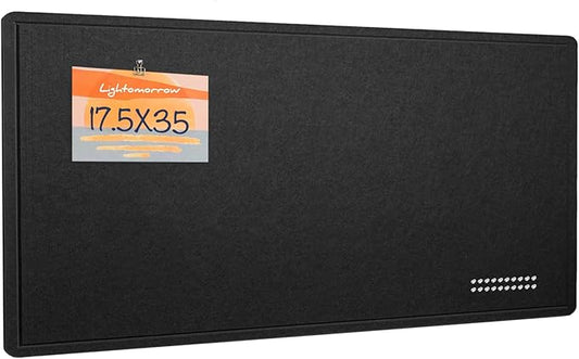 Lightomorrow Bulletin Board, 35 x 17 1/2 inches Felt Board